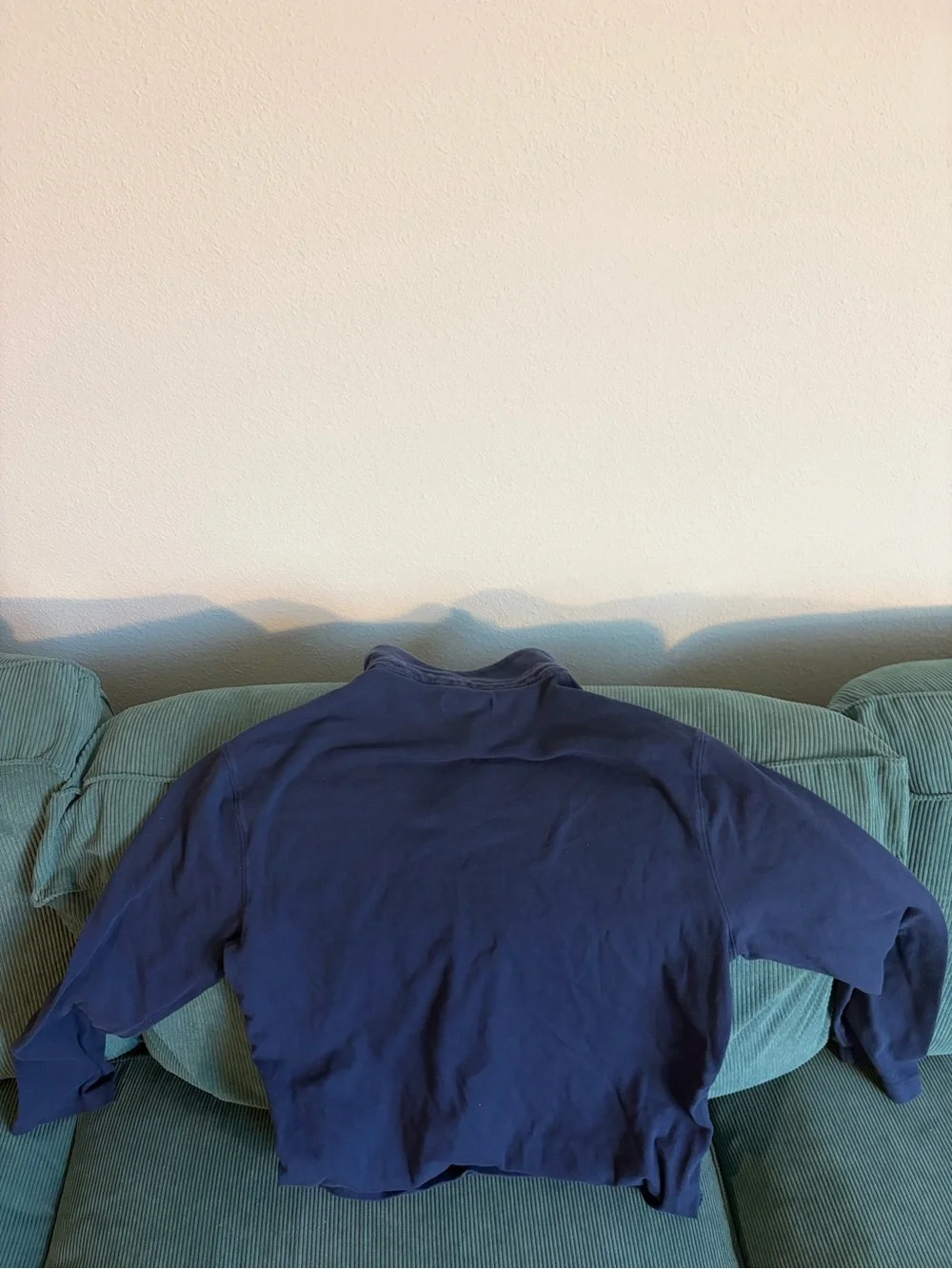 Blue Banana Republic Navy Long Sleeve Polo Top Flume